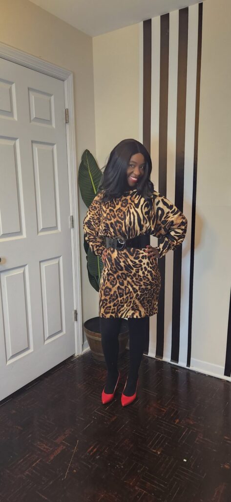 How to style an animal print dress