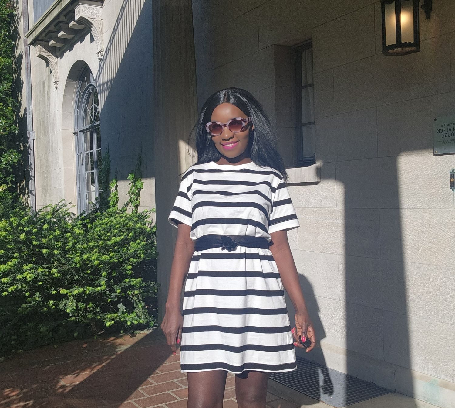 Striped & Sweet Mini Dress