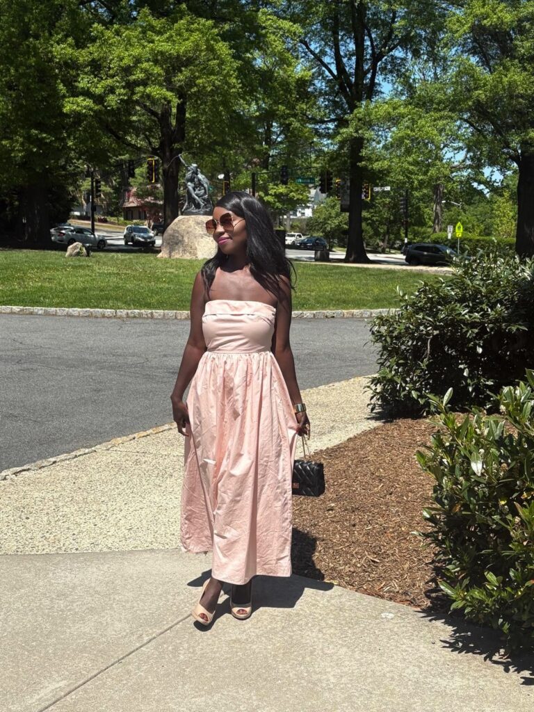 life is better in a pink dress