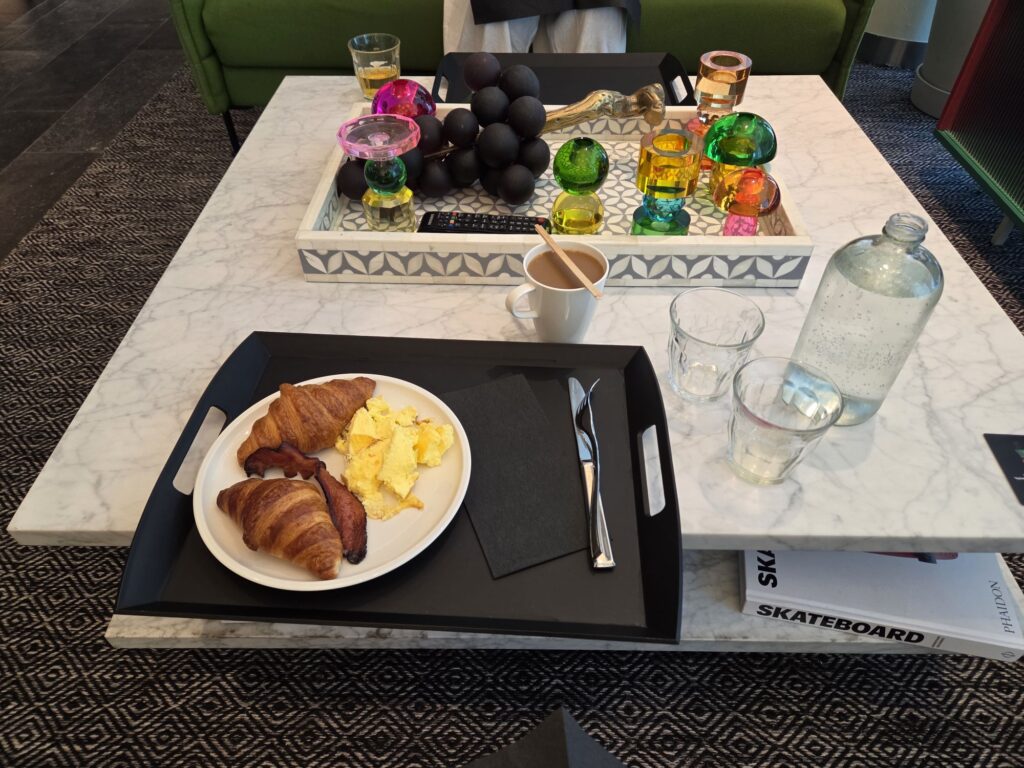 breakfast at citizenM hotel in South Beach Miami